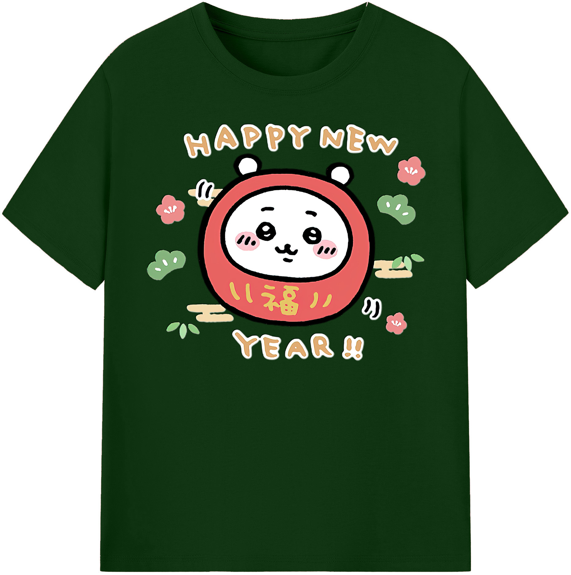 （画像用） ちいかわ ちいかわ Chii-kawa chiikawa 綿100％半袖Tシャツ（フロントプリント）
